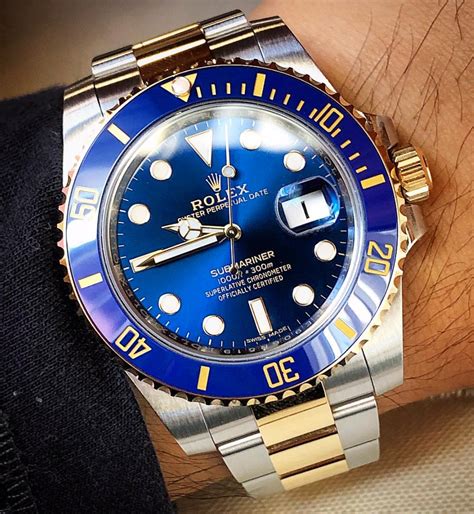 rolex referenza 116613lb|Owner Review: Rolex Submariner “Bluesy” 116613LB .